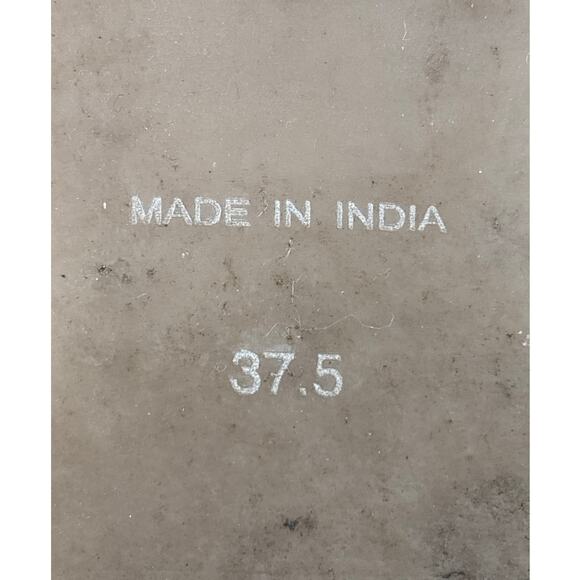 Free People Womens 7 Rose Gold Leather Harbor Platform Slip On Sandals - Picture 8 of 8